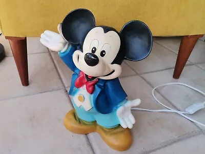 Vintage Disney Mickey Mouse Lamp Light Made In Germany By Heiko • $65.10