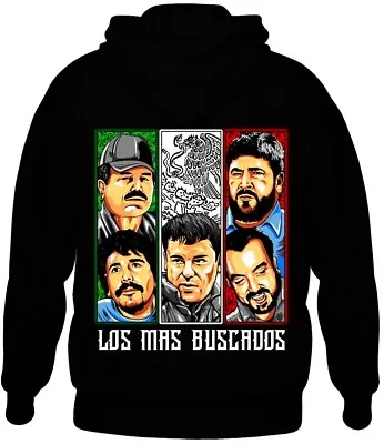 Cartel Empire Los Mas Buscados Mens Heavyweight Pullover Hoodie • $39.99