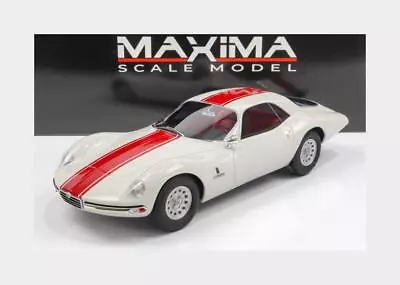 1:18 MAXIMA Alfa Romeo Giulia Tz2 Coupe Pininfarina 1965 White Red MAX001000 Mod • $369.55