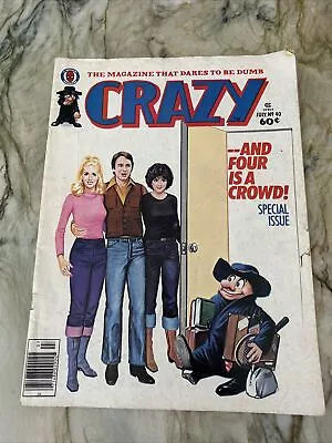 Crazy Magazine A Marvel Magazine Comic Book July No 40 And Four Is A Crowd  • $1