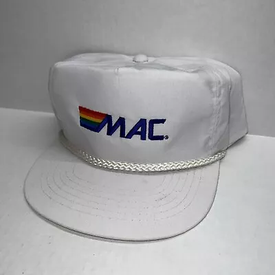 Vintage 80s Apple Mac Rainbow Logo Macintosh Computers Hat • $39.99