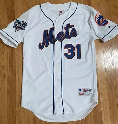 Authentic 2000 World Series Mike Piazza New York Mets Jersey Size 44 • $350