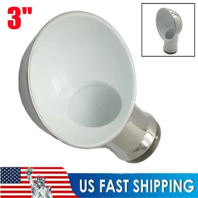 US 3 Inch 316 Grade Stainless Steel Round White Cowl Vent Marines Boats Yachts • $90.99