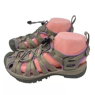 KEEN Women's Size 6 Sandals Whisper 5124-BRRG Gray Hiking Closed Toe Shoes New • $59.98