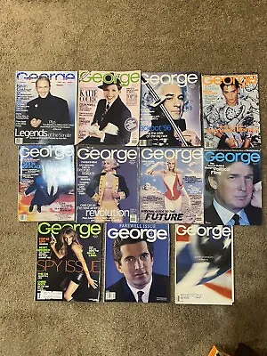 George Magazine Lot Of 10 Including The February 1997 Issue • $2750