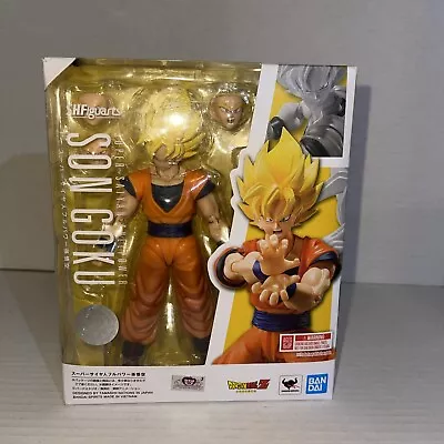 S.H.Figuarts Dragon Ball Z: Super Saiyan FULLPOWER SON GOKU 5” Figure Bandai  • $34.99