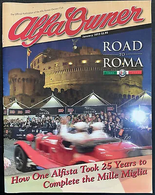 Alfa Owner Jan 2012 Pininfarina Tipo 33 Stradale - Mille Miglia - Viva Alfa Rome • $4.95