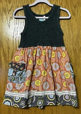 Matilda Jane Girls Character Counts Maya Vigilante Dress Heart Soul Pride Size 4 • $24