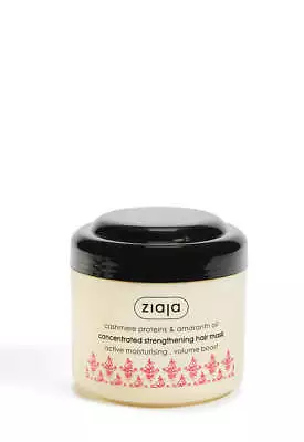 Ziaja Cashmere Proteins Concetrated Strengthening Hair Mask 200Ml OFFICIAL UK • £8.94