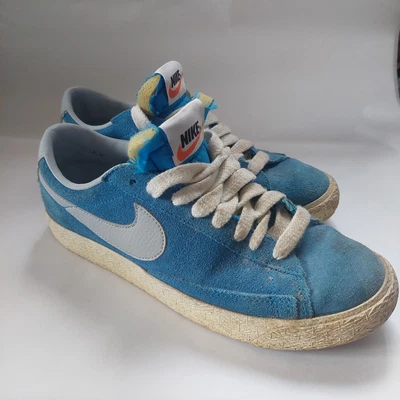 £4.99 • Buy Nike Blazers UK 5 Vintage Blue Trainers - Retro Style 2012 - Used - Unisex 