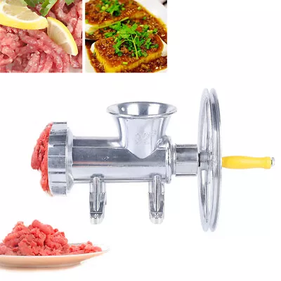 Manual Meat Grinder Mincer Noodle Maker Sausage Stuffer Filling Machine AL Alloy • $49