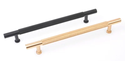 £2.92 • Buy Door Handles Kitchen Cabinet Drawer Cupboard Premium Knurled T Bar Handle