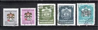 FL985 United Arab Emirates1976-82 Lot Of Higher CV$14.30 5 Diff Coat Of Arms • $0.99