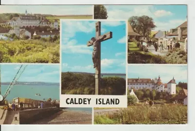 Tenby Pembrokeshire - Caldey Island Multiview Colour  Postcard • £1.25