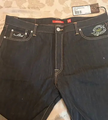 NWT   MEN'S  Ed Hardy Denim Skull & Dagger Jeans  44 X 34 • $99.95