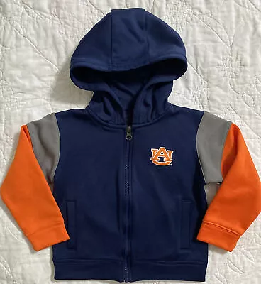 Gen2 Toddler Auburn Tigers Blocker Perfect Fleece Full Zip Jacket 3T • $13.99