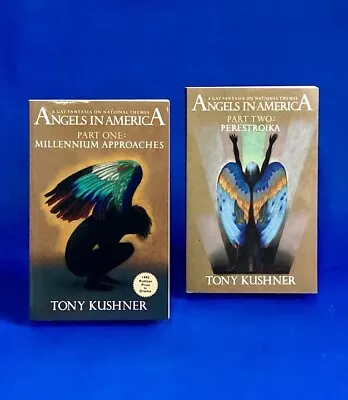 Angels In America Part 1 & 2 Millennium Approaches Perestroika Kushner Signed • $40