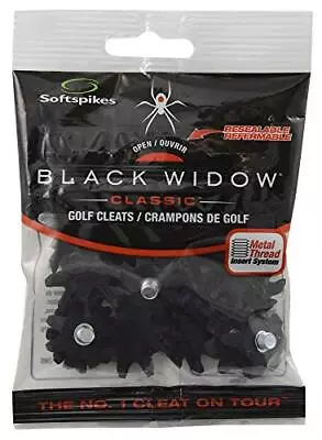 Softspikes Black Widow Classic Cleat Small Metal Thread 22 Count • $17.94