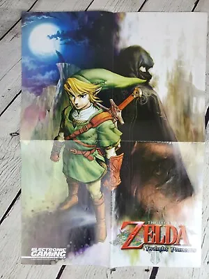 The Legend Of Zelda Twilight Princess Double Sided Poster Electronic Gaming Mnth • £23.16