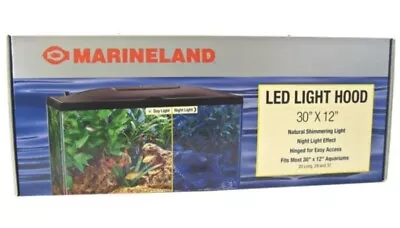 Marineland LED Aquarium Light Hood 30  X 12  (Fits 20 Long/29/37 Gallon Tank) • $74.99