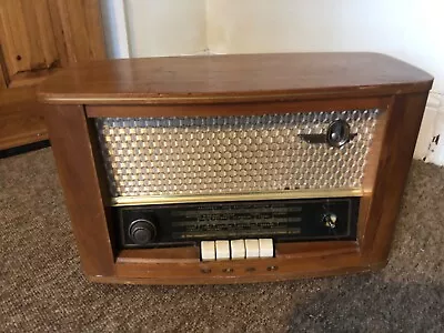 Bush VHF62 Valve Radio Vintage Spares Or Repairs • £25