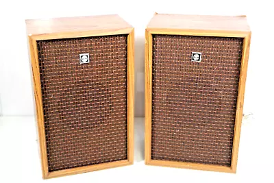 Sanyo Vintage Stereo Speakers SX-2611 70s Retro HIFI Stereo Wooden Made In Japan • £57.97
