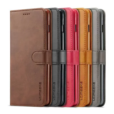 Leather Case For IPhone 15 14 13 12 11 Pro Max XR X 8 Magnetic Flip Wallet Cover • $7.49