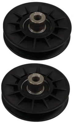$26.87 • Buy 2 V-Idler Pulley For Craftsman 194326 Husqvarna Dixon 532194326 Snapper 705079