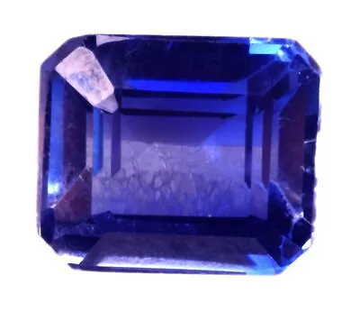 10.50 Cts. Natural Blue Sapphire Emerlad Shape Certified Gemstone • $12.84