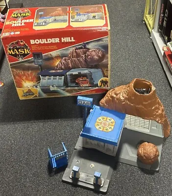 Vintage 1985 Kenner MASK Boulder Hill Playset With Box (Near Complete) • $200