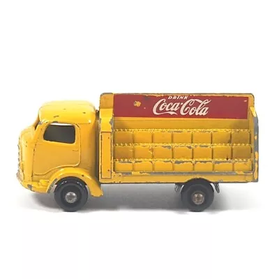 MATCHBOX LESNEY 37b Karrier Bantam COCA COLA Lorry Yellow BPW Excellent 1:64 • £12.99