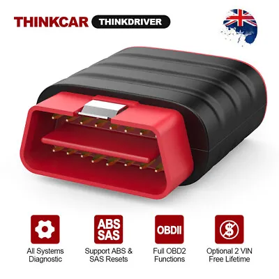 2023 Thinkdriver Bluetooth OBD2 Scanner Code Reader Full System Car Diagnostic • $38.99