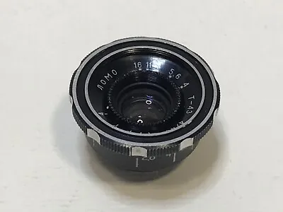 Old Lens T 43 4/40 USSR Compact Light Lens Triplet 43 For Photo Creativity • $11.99