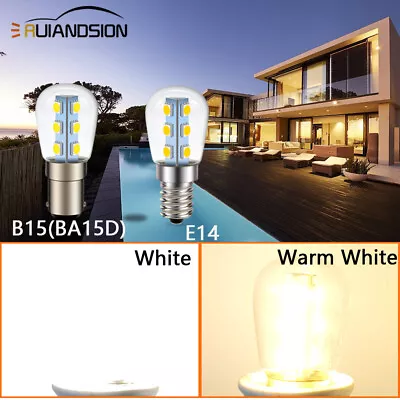 Ruiandsion BA15D E14 LED BULB 220V Ceiling Fan Sewing Machine Lamp Walllamp 2W • $8.31
