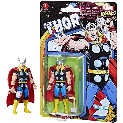 New Marvel Legends Retro Thor 3.75-Inch Figure - Collectible Toy • £15.99