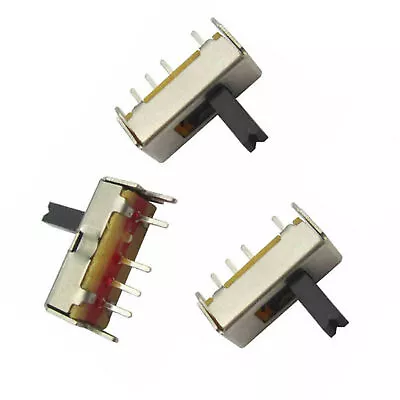 10X SS13D07 Slide Switch 1P3T 4Pin W/ Handle 6mm 3 Position F DIY Electronic • $8.51