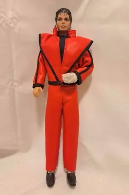 Vintage 1984 Michael Jackson Doll In Thriller Outfit Superstar Of The 80's Used • $20