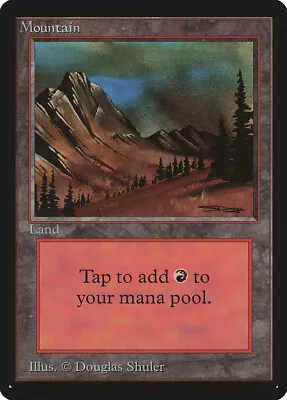 MTG Mountain C  - Beta • $18.69