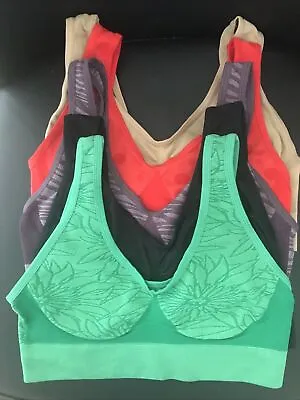 NWT RHONDA SHEAR Original 5 AHH BRA Size XS Beige Black Green Mulberry Tangerine • $39