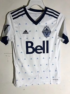 Adidas Youth MLS Jersey Vancouver Whitecaps Team White Sz M • $9.99