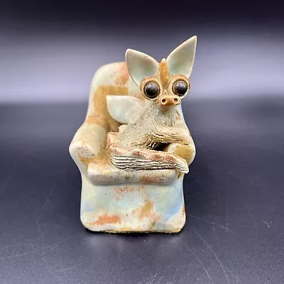 Vintage Yare Designs Pottery Dragon Baby Sat In Sofa Chair Ornament Gift RARE • £79.95