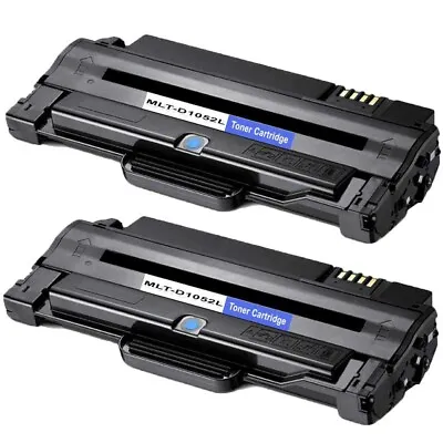 2 Black Toner Cartridge For Samsung ML1910 ML1915 ML2525W ML2540 ML2545 ML2580n • £21.25