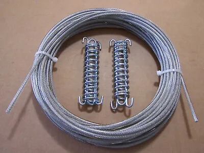 Marine Boat Pulley Tiller Rope Steering Cable 50 Ft And Springs #3 • $32.50