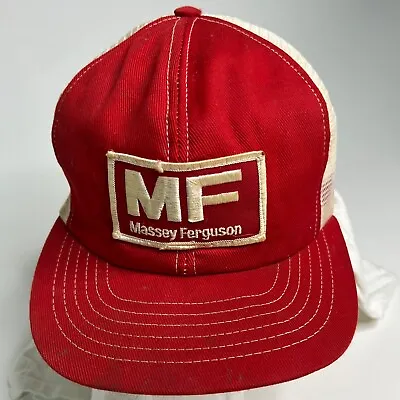 Vintage  Massey Ferguson Hat Logo Snapback Trucker Cap Mesh Foam USA Swingster • $24.99
