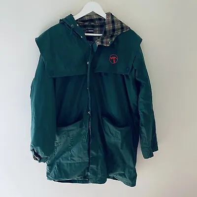 Mens Bunnings Raincoat Jacket Rare - Size Large - Warm -Winter Water Aus Post • $84.88