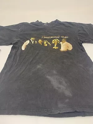 Vintage Giant T-shirt  Black Fleetwood Mac L Men's A41 • $26.99
