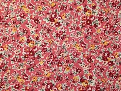 Minerva Laminated Cotton Vinyl Fabric Pink - Per Metre • £17.99