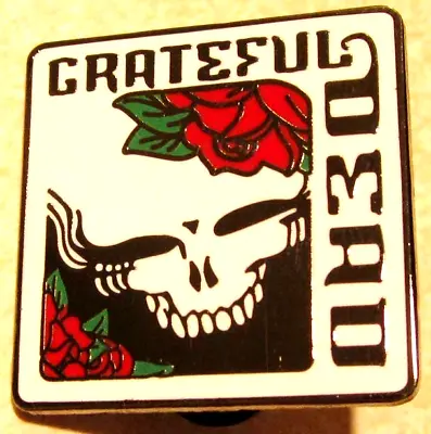 Grateful Dead PIN Square SYF White Vintage Obsolete Jerry Garcia Furthur LSD • $7.77