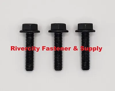 (10) M6-1.0x25 Flange Bolts Grade 8.8 M6x25 DIN 6921 6mm X 25mm Screw M6x1.0x25 • $8.88