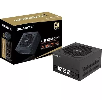 £70 • Buy Gigabyte P1000GM 1000W PSU 80 PLUS Gold Fully Modular, High-Quality Power Supply